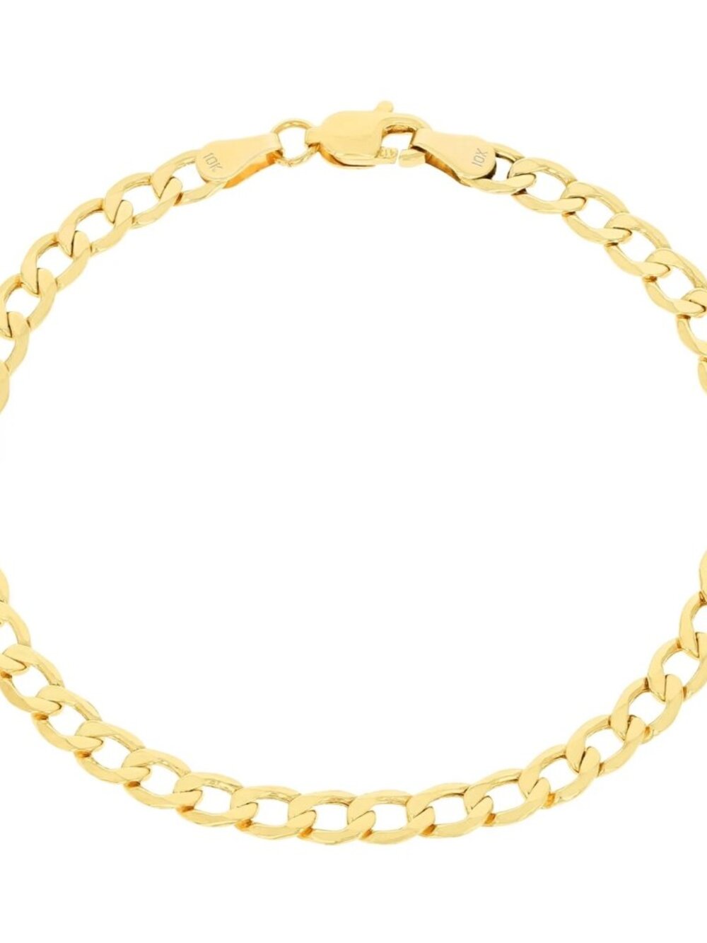 10K Gold Cuban Bracelet – 7.5 Inches